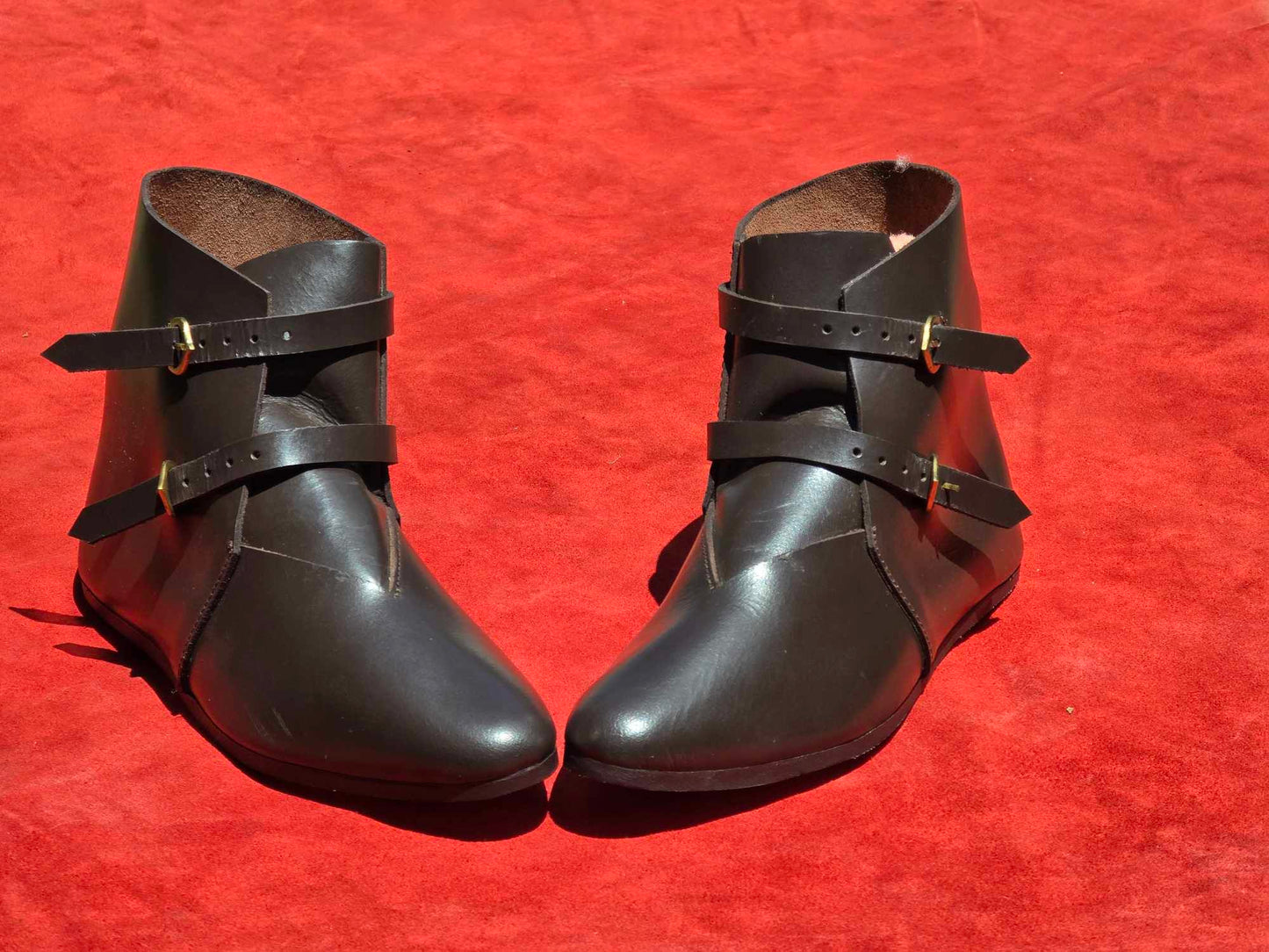 Medieval Ankle Boot with Buckles