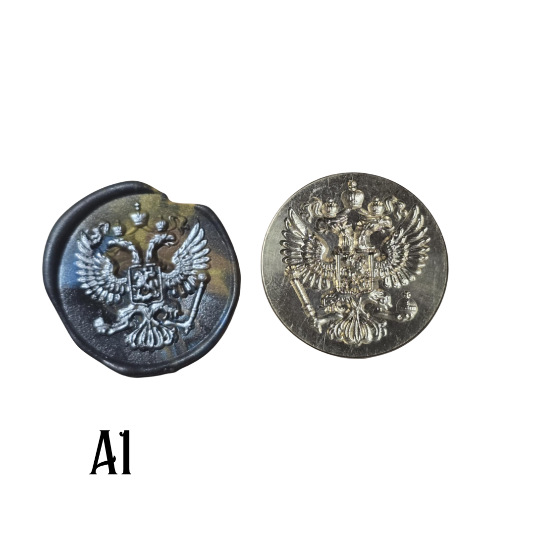 3cm Brass Wax Seal Stamp Heads – Variety of Designs