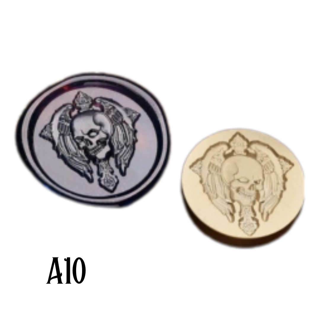 3cm Brass Wax Seal Stamp Heads – Variety of Designs