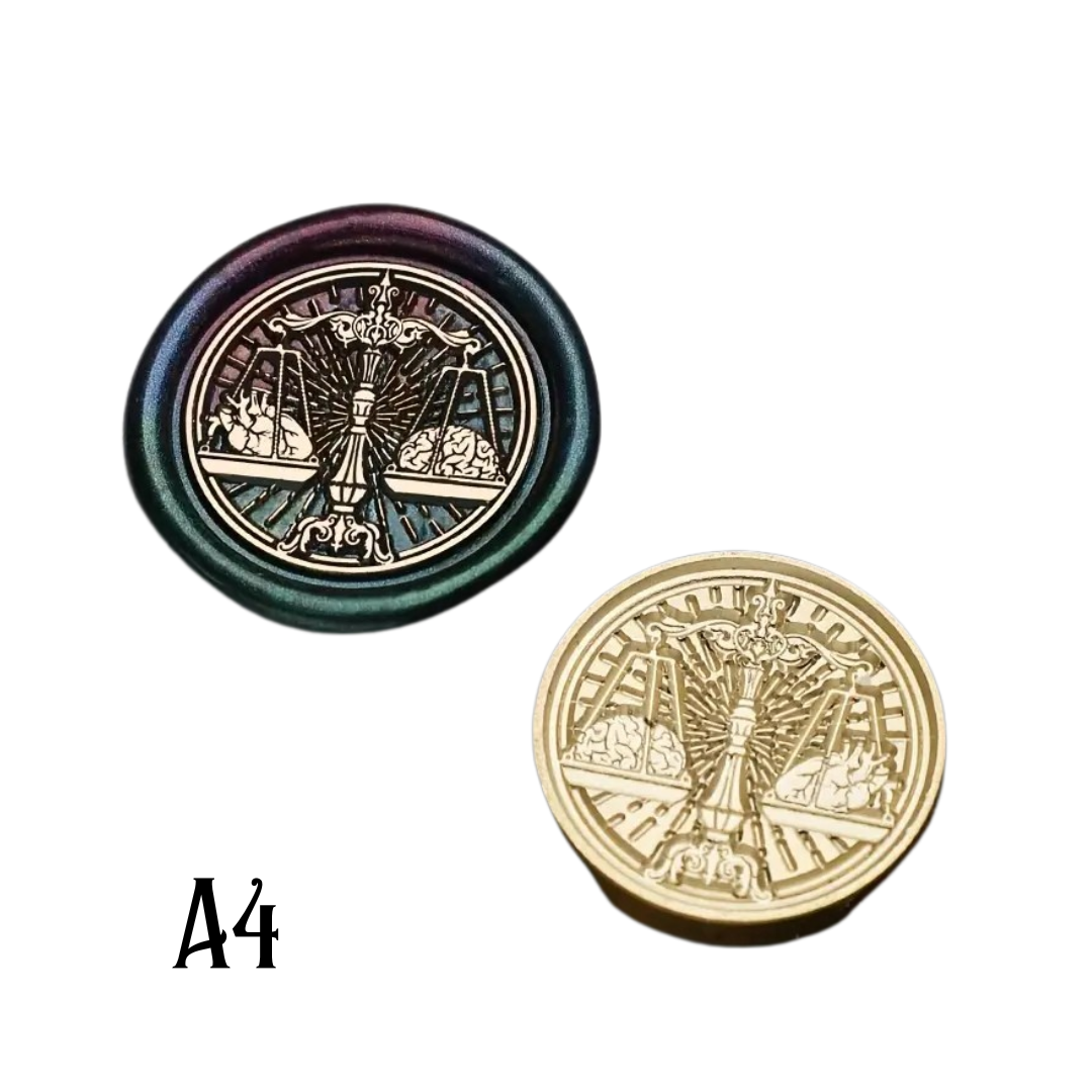3cm Brass Wax Seal Stamp Heads – Variety of Designs