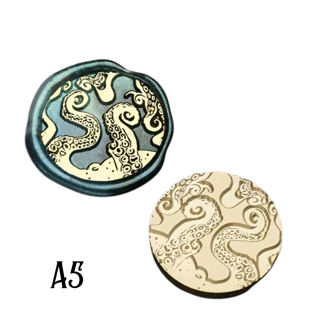 3cm Brass Wax Seal Stamp Heads – Variety of Designs