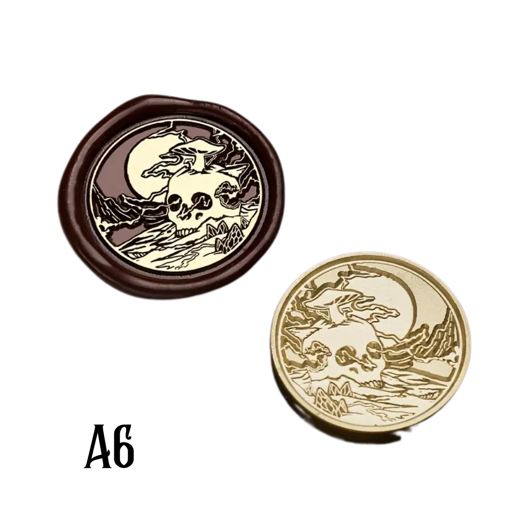 3cm Brass Wax Seal Stamp Heads – Variety of Designs