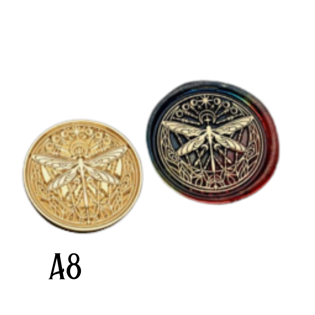 3cm Brass Wax Seal Stamp Heads – Variety of Designs
