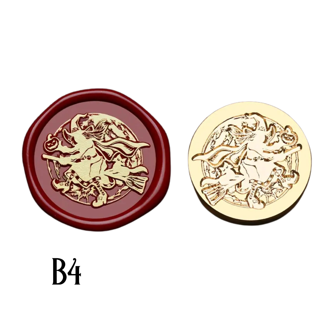 3cm Brass Wax Seal Stamp Heads – Variety of Designs