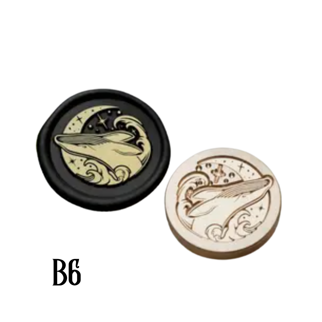 3cm Brass Wax Seal Stamp Heads – Variety of Designs