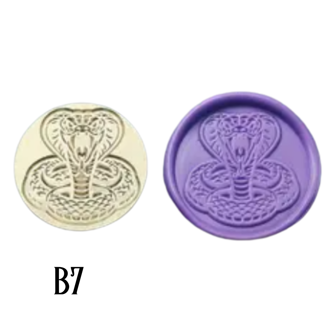 3cm Brass Wax Seal Stamp Heads – Variety of Designs