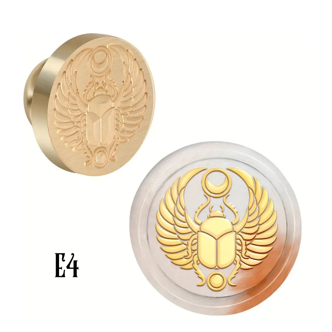 2.5cm Brass Wax Seal Stamp Heads – Variety of Designs