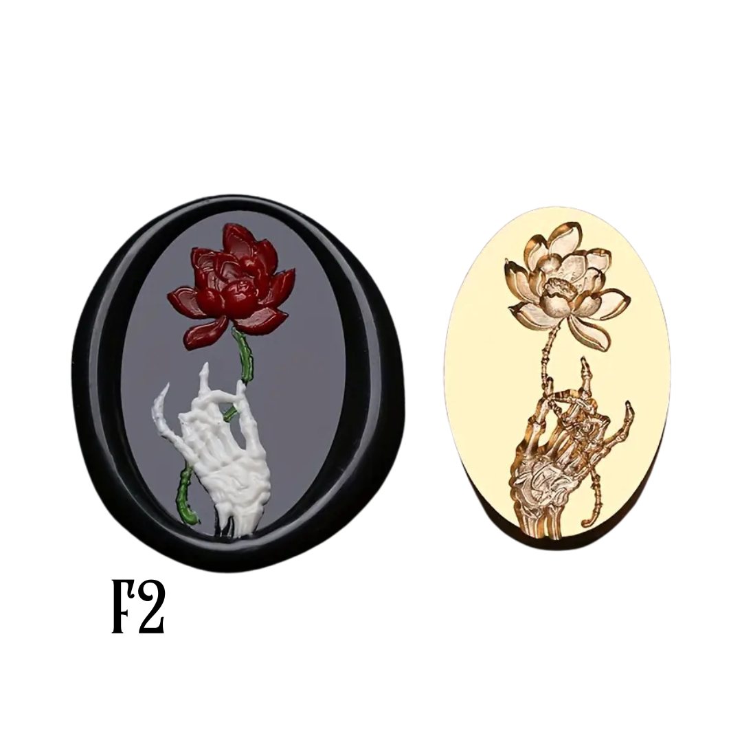 Odd shape Brass Wax Seal Stamp Heads – Variety of Designs