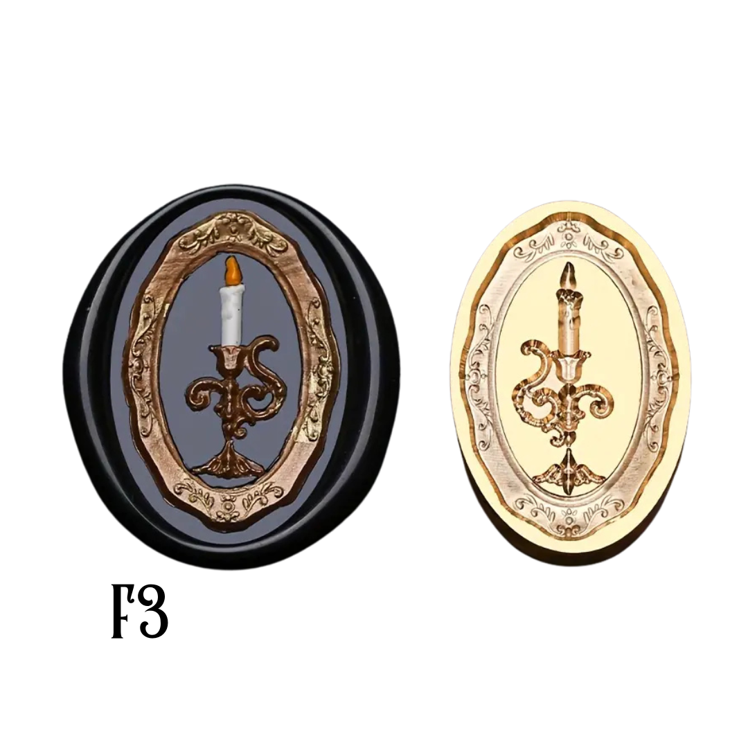 Odd shape Brass Wax Seal Stamp Heads – Variety of Designs