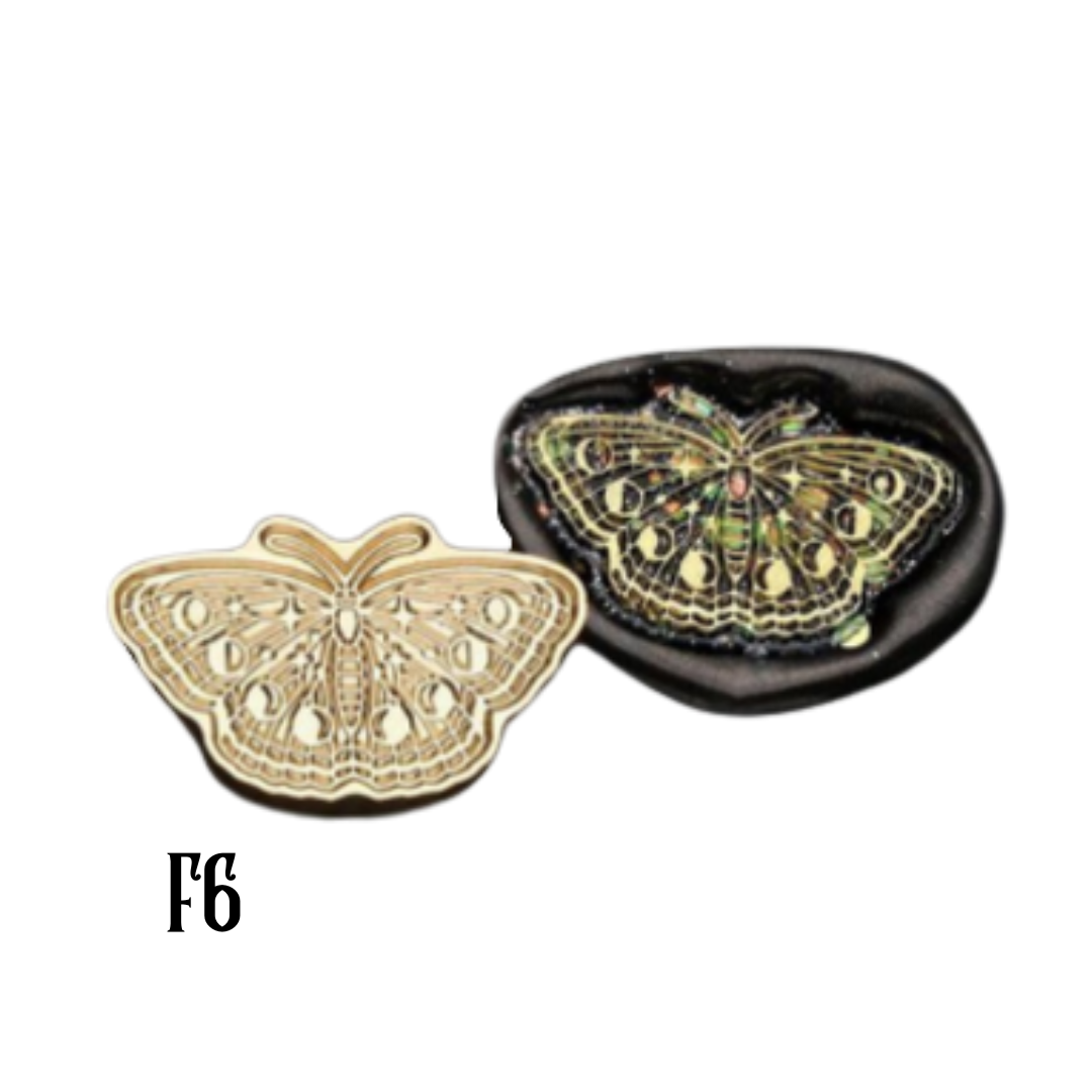 Odd shape Brass Wax Seal Stamp Heads – Variety of Designs