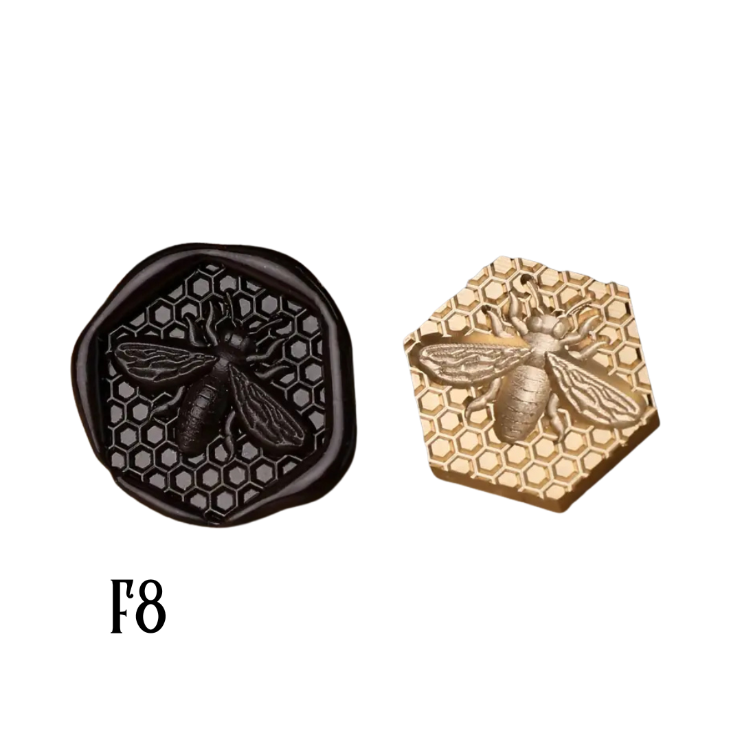 Odd shape Brass Wax Seal Stamp Heads – Variety of Designs
