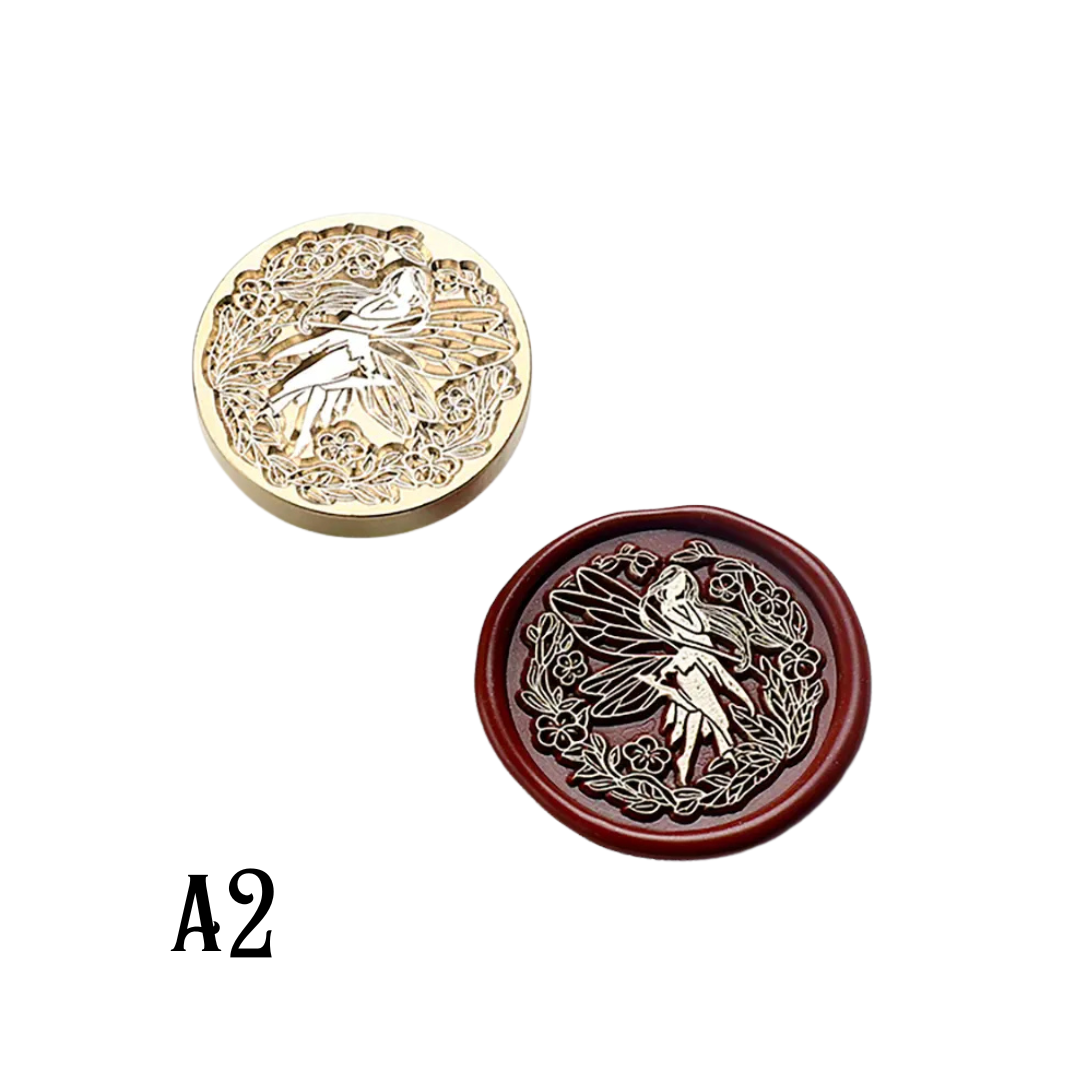 3cm Brass Wax Seal Stamp Heads – Variety of Designs