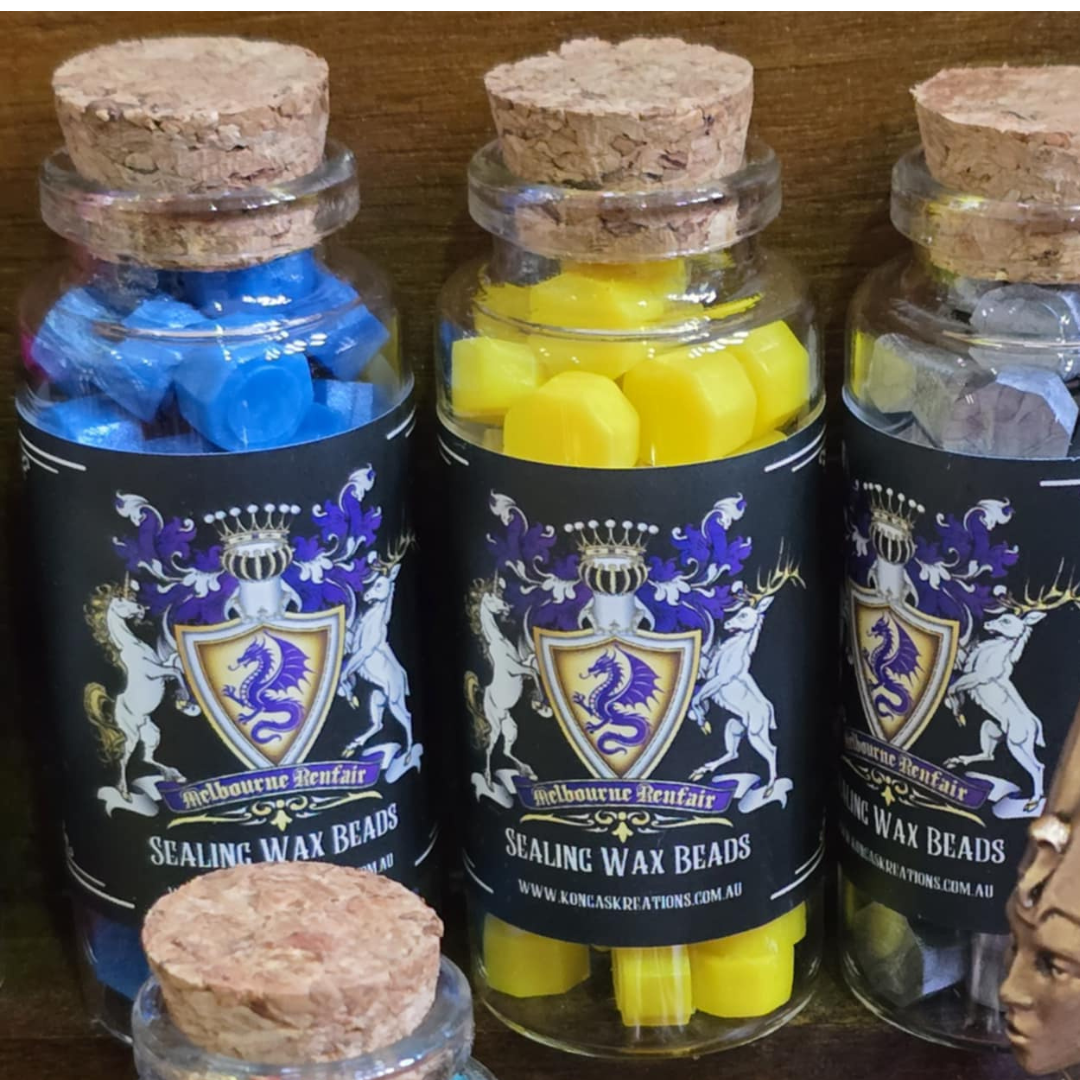 Jar of Wax Sealing Beads
