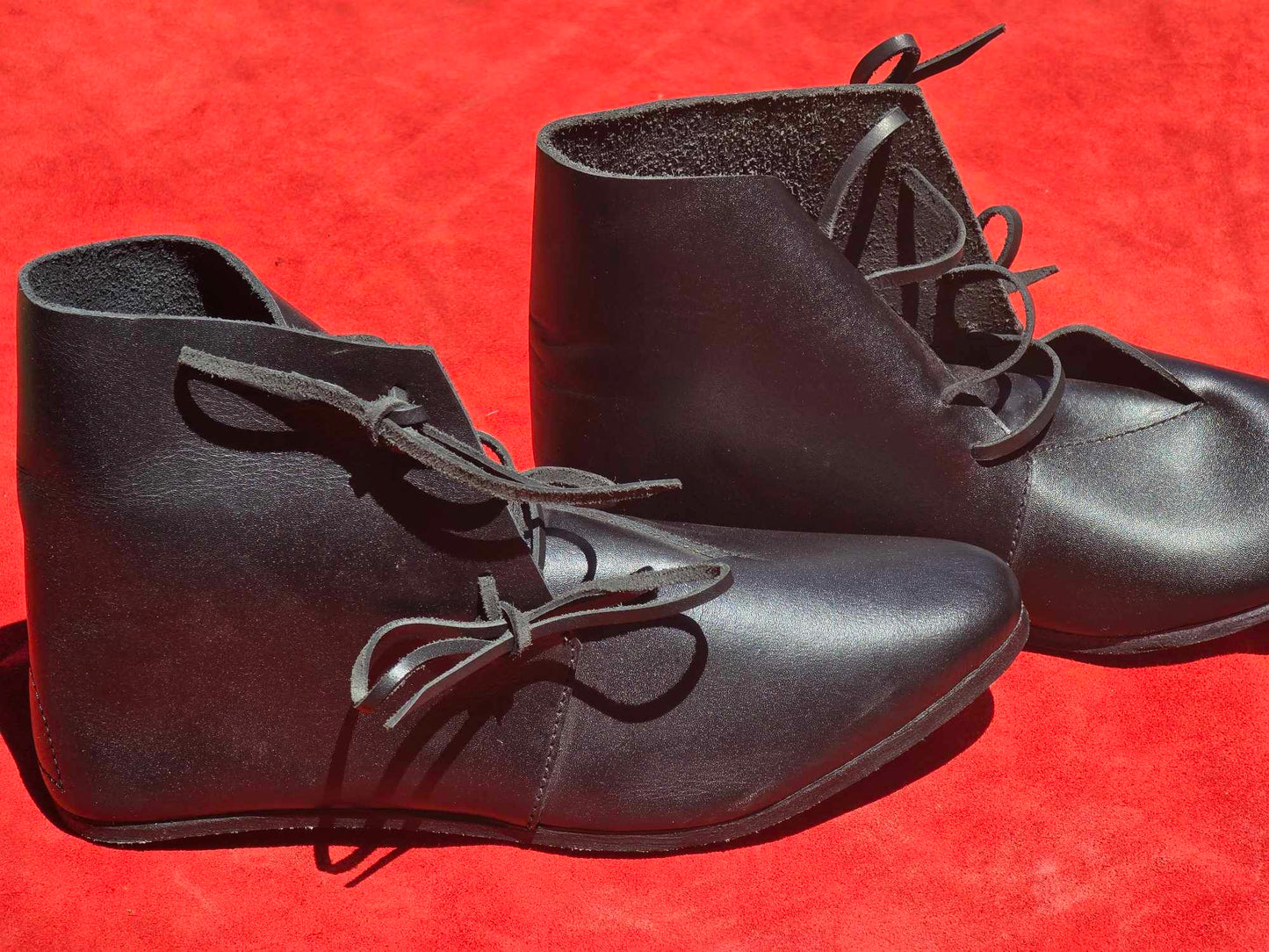Medieval Front-Laced Ankle Boot