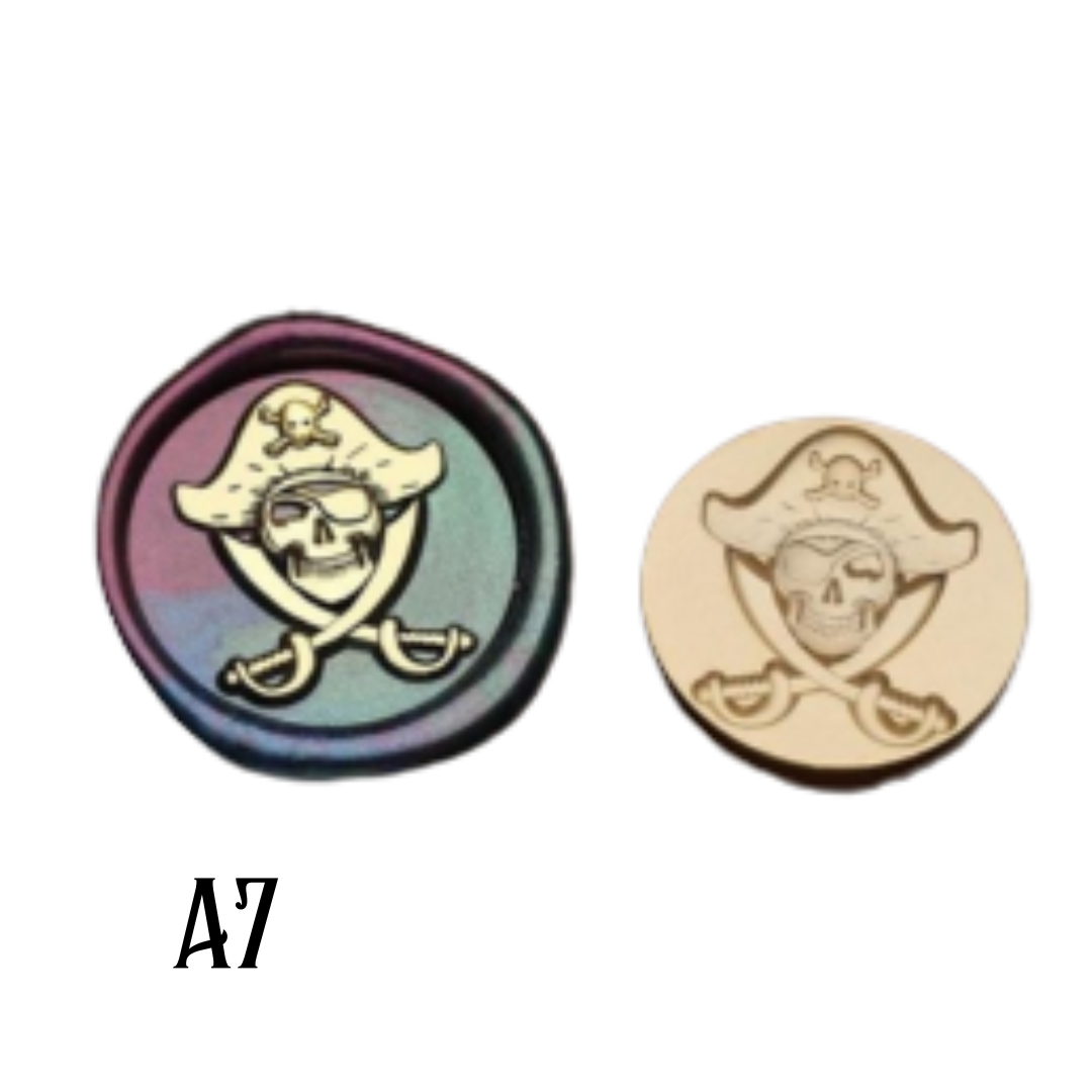 3cm Brass Wax Seal Stamp Heads – Variety of Designs