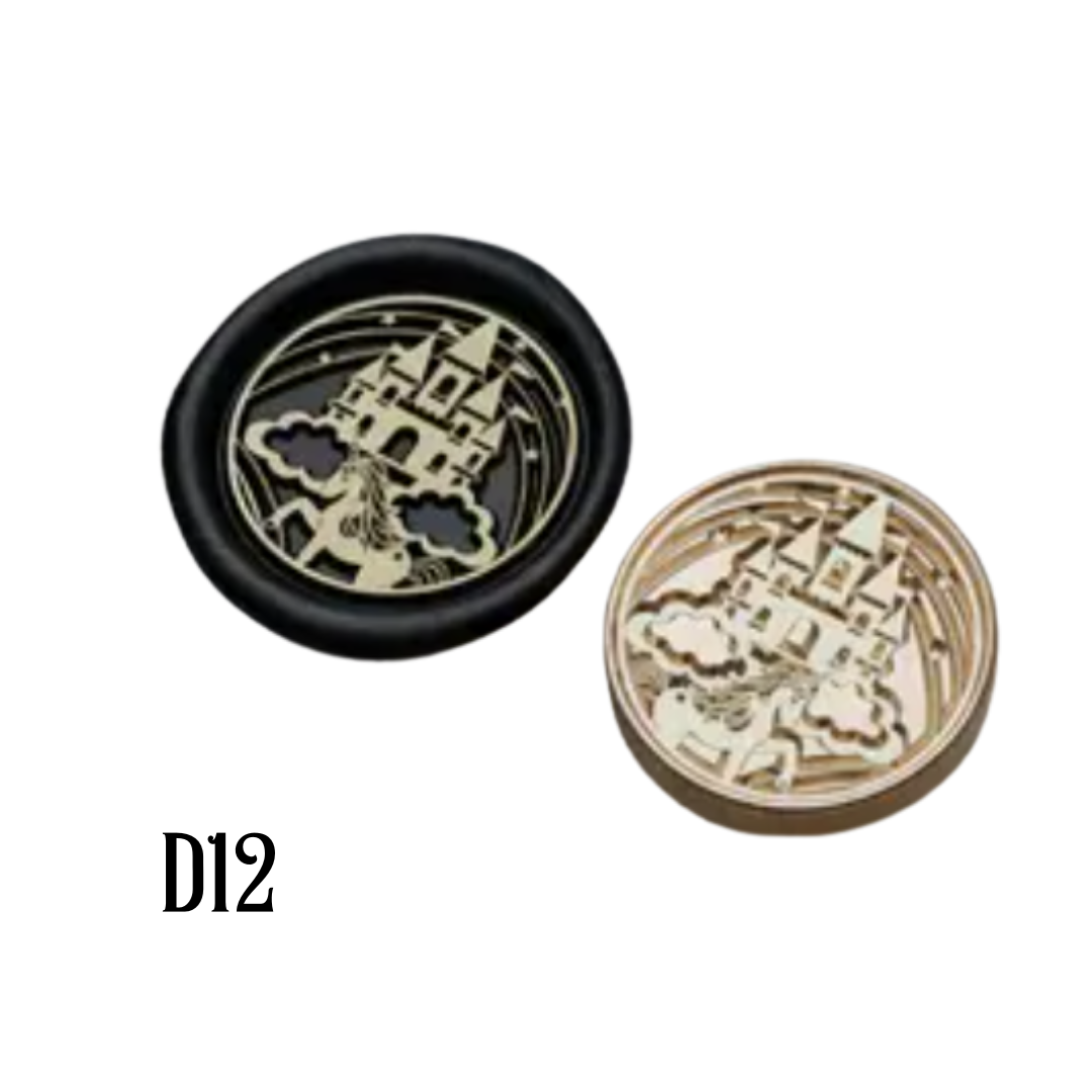 2.5cm Brass Wax Seal Stamp Heads – Variety of Designs