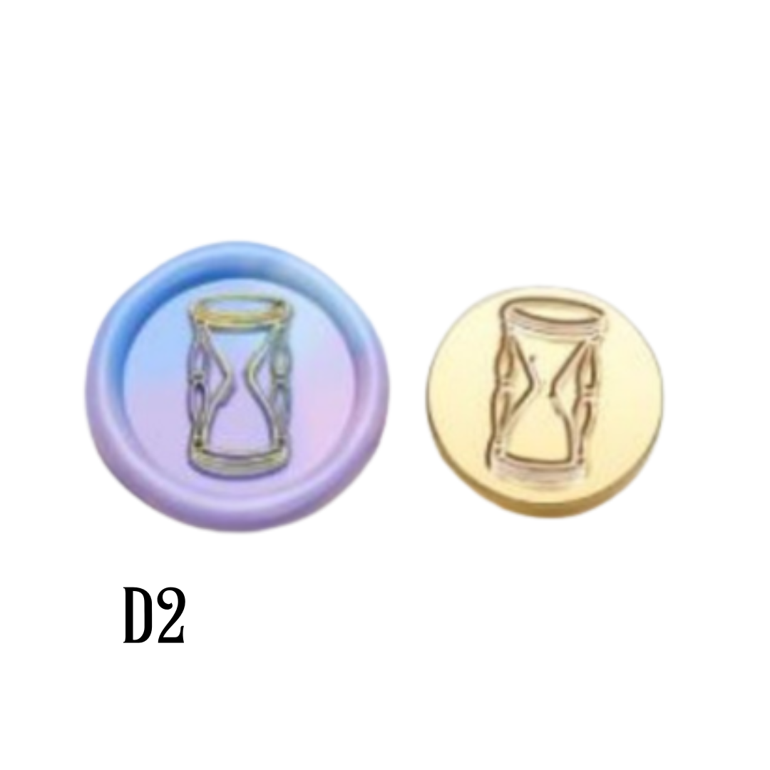 2.5cm Brass Wax Seal Stamp Heads – Variety of Designs
