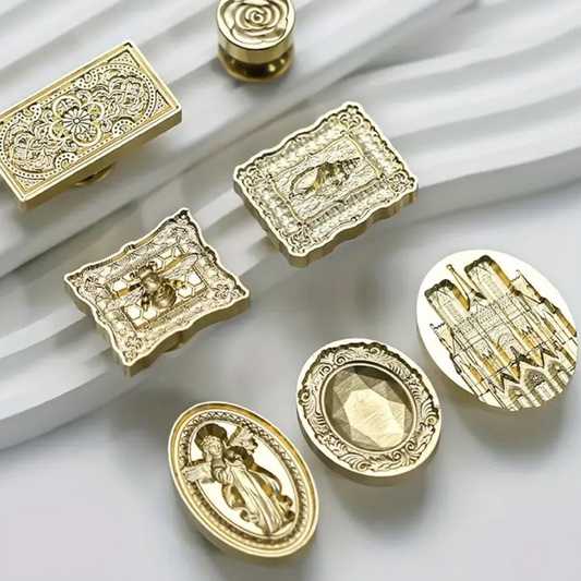 Odd shape Brass Wax Seal Stamp Heads – Variety of Designs
